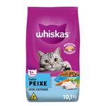 RACAO GATO WHISKAS PEIXE CASTRADO 10 KG