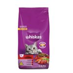RACAO GATO WHISKAS 2,7KG CARNE