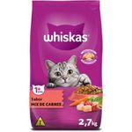 RACAO GATO WHISKAS 2,7KG MIX DE CARNES 