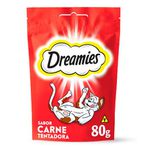 PETISCO GATO DREAMIES CARNE 80G