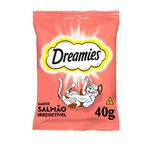 PETISCO GATO DREAMIES SALMAO 40G