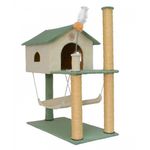 ARRANHADOR GATO HOUSE C/REDE VERDE