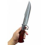 FACA INOX C BAINHA CABO C DETALHES LUXO 1469K