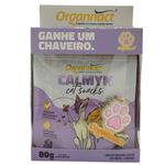 BISCOITO GATO KIT C/2 SNACKS 40G CALMYN C/CHAVEIRO ORGANNACT