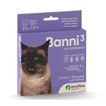 BANNI 3 GATO 0,9ML 2,6 A 7,5KG