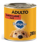 CARNE CAO PEDIGREE 280G FRANGO PATE LATA 