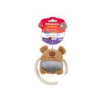 BRINQ CAO PELUCIA C/CORDA URSINHO