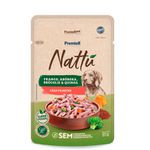 CARNE CAO PREMIER 85G FILHOTE NATTU FGO/AB