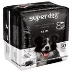 TAPETE CAO HIGIENICO SUPER DOG 80X60 C/30 CARVAO ATIVADO PREMIUM