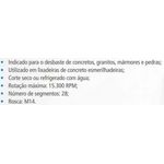 DISCO DIAMANTADO DESBASTE 4