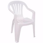 POLTRONA PLAST BELA VISTA MOR BRANCA