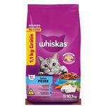 RACAO GATO WHISKAS 10KG PEIXE LEVE 10KG PAGUE 9 KG