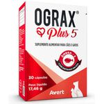 OGRAX PLUS 5 - 30 CAP CAES E GATO