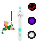 BRINQ GATO VARINHA COM LUZ E LASER VERDE SAVANA