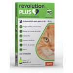 REVOLUTION PLUS GATO 1ML ( 5.1 A 10 KG ) VERDE CADA PIPETA