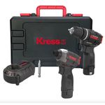 KIT FURADEIRA+PARAFUSADEIRA IMPACTO KRESS KUG02