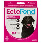 COLEIRA ANTI CARRAP/PULGA/LESH. ECTOFEND G 65CM ROSA