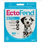 COLEIRA ANTI CARRAP/PULGA/LESH. ECTOFEND G 65CM AZUL