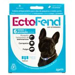 COLEIRA ANTI CARRAP/PULGA/LESH. ECTOFEND P 48CM AZUL