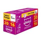 CARNE GATO WHISKAS PF PACK -LV20 PG16- FRANGO 85G
