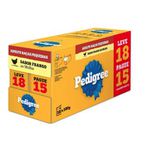 CARNE CAO PEDIGREE SACHE 100G PACK -LV18 PG15- AD FRANGO RP