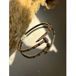 Bracelete Prego Cravejado Ouro