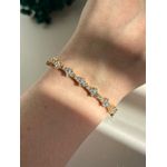Pulseira Rivieira Zircônia Ouro