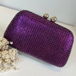 Clutch Maxi Cristais Violeta
