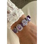 Pingente Charm Gota Ametista Para Pulseira