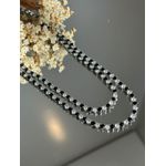 Colar Riviera 3 Garras 4mm Mesclada