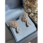 Brinco EarCuff Gota Luxo Zircônia Dourado