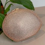 Bolsa Clutch Cristais Champagne