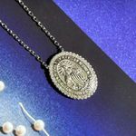 Colar Medalha Nossa Senhora Prata 925