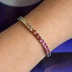 Pulseira Riviera Rainbow Prata 925