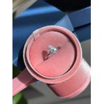 Anel Solitário Gota Prata 925