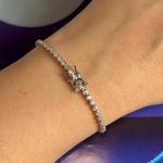 Pulseira Riviera Cravação Inglesa Prata 925