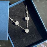 Conjunto Brinco e Colar Coração Prata 925