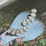 Brinco EarCuff Gotas Prata 925