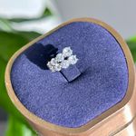  Piercing Fake Duas Fileiras Prata 925
