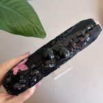 Bolsa Clutch Bordada Preta