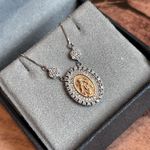 Medalha NSra Das Graças Duo Ouro e Prata925