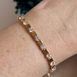 Pulseira Block Mesclada Dourada