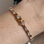 Pulseira Block Mesclada Dourada