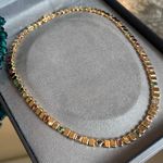 Colar Rivier Color Block Dourados