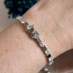 Pulseira Block Mesclada Prateada