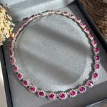 Colar Riviera Princess Safira Rosa