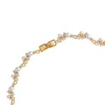 Colar Riviera Detalhes Pérolas Dourado