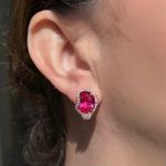 Conjunto Orgânico Safira Rosa Dourado