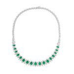 Colar Luxo Verde Esmeralda