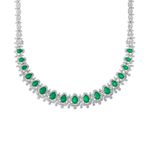 Colar Luxo Verde Esmeralda